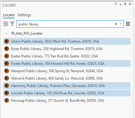 Locate pane with multiple candidates selected