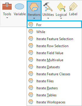 Adding the For iterator