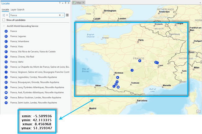 Zoom to geocode result based on the feature's bounding box