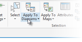 Apply To Diagrams on Network Diagram ribbon