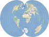 An example of the polyconic map projection