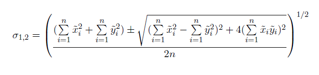 Mathematics behind the Standard Deviational Ellipse tool