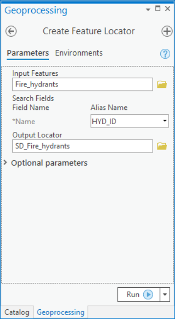 Create Feature Locator