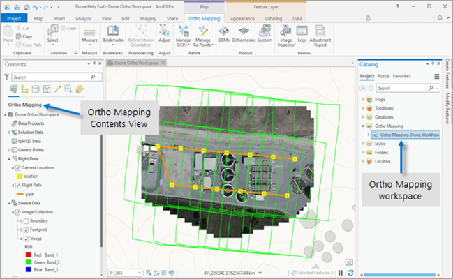 Ortho Mapping view