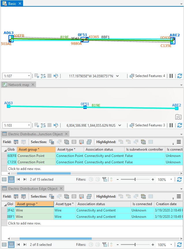 Apply to Maps command executed from the Basic diagram map