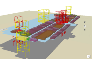 Visualize specific floors in a building