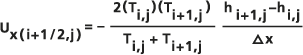 Formula for aquifer flux flowing parallel to the x direction