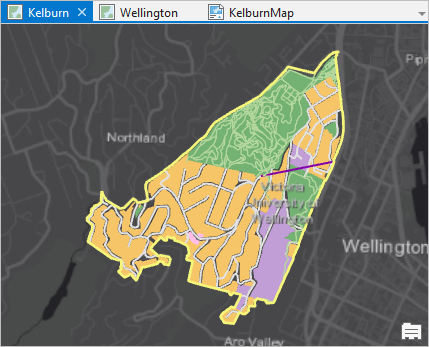 Kelburn map view