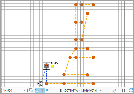 Grid layout with Cell Width set to 100