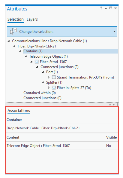 Attributes pane