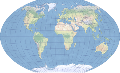 An example of the Winkel Tripel projection