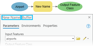 Renaming a model element