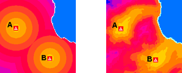 Distance and cost-of-travel analysis example