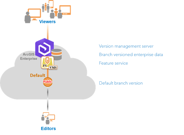 Branch version data published with VMS enabled