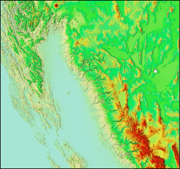 Shaded Relief symbology