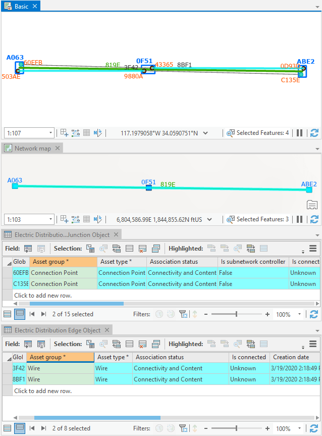 Apply to Maps command executed from the Basic diagram map.