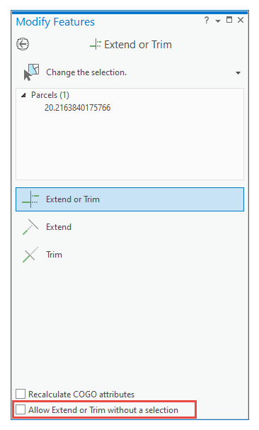 Allow Extend or Trim without a selection