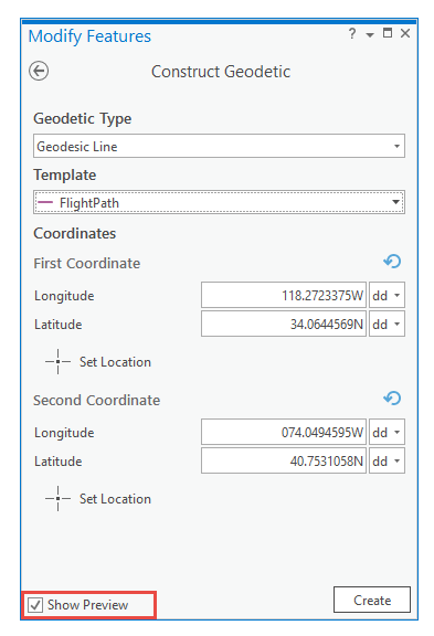 Construct Geodetic