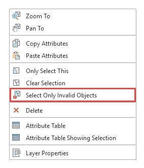 Select Only Invalid Objects