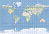 An example of the Tobler cylindrical I map projection