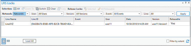 LRS Locks table