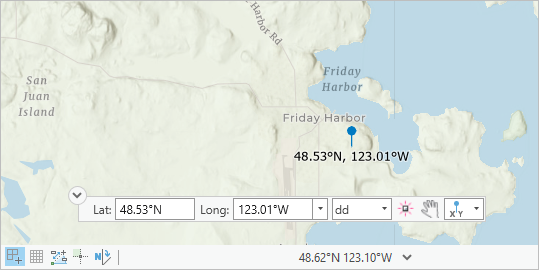 Go To XY overlay and labeled graphic on a map