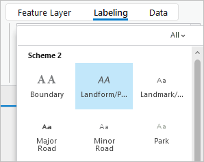 Text Symbol Style: Landform/Physical Region.