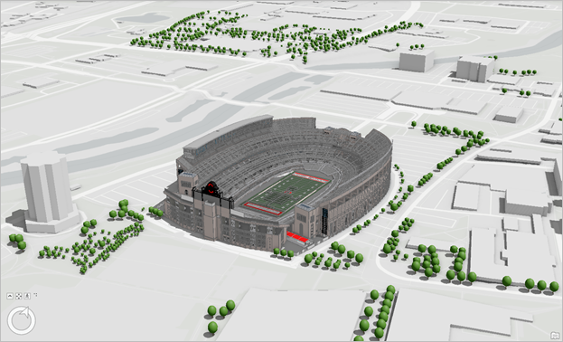 OpenStreetMap 3D layers with local data