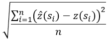 Root Mean Square Error