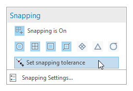 Snapping modes