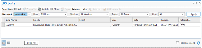 LRS Locks table