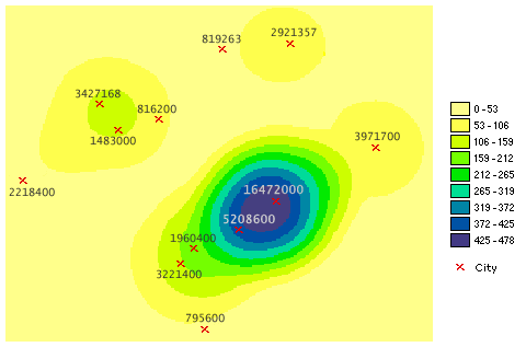 Density surface example