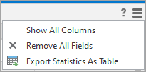 Show All Columns option