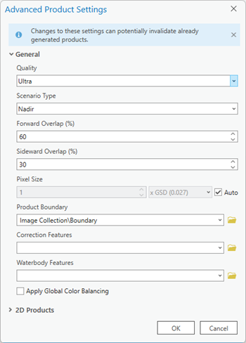 Shared Advanced Settings dialog box