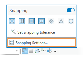 Snapping Settings