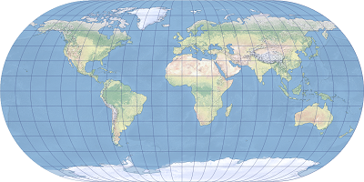 An example of the Eckert III projection