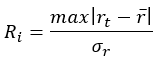 Calculate the test statistic