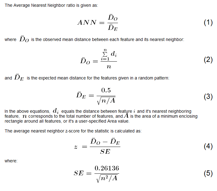 Computations for the Average Nearest Neighbor Statistic