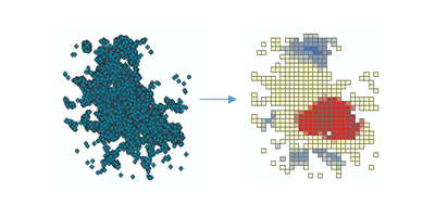 Optimized Hot Spot Analysis tool illustration