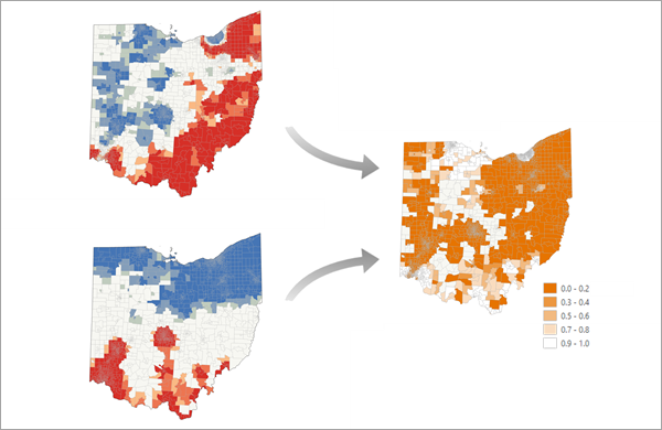 Hot Spot Analysis Comparison tool illustration