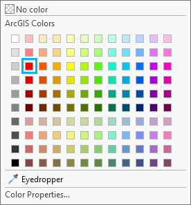 Color palette with Mars Red indicated (row 3, column 2).