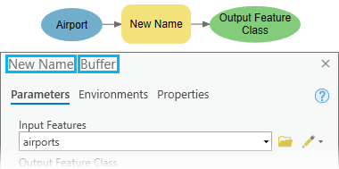 Renaming a model element