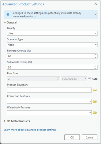 Shared Advanced Settings dialog box