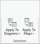 Tools and commands in the Selection group