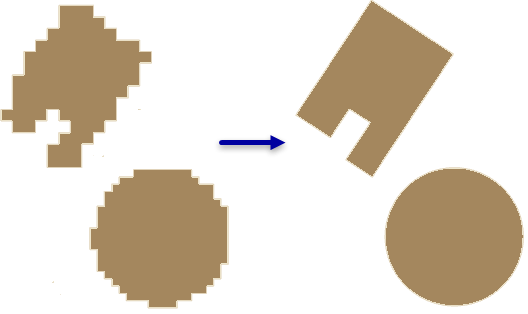 Regularize Building Footprint tool illustration