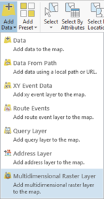 Multidimensional Raster Layer option