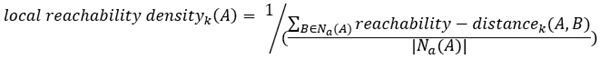 Local reachability density formula