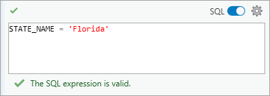 Basic SQL expression syntax