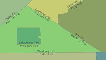 Boundary labeling with Allow boundary labeling of polygon holes enabled