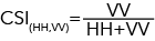 CSI equation